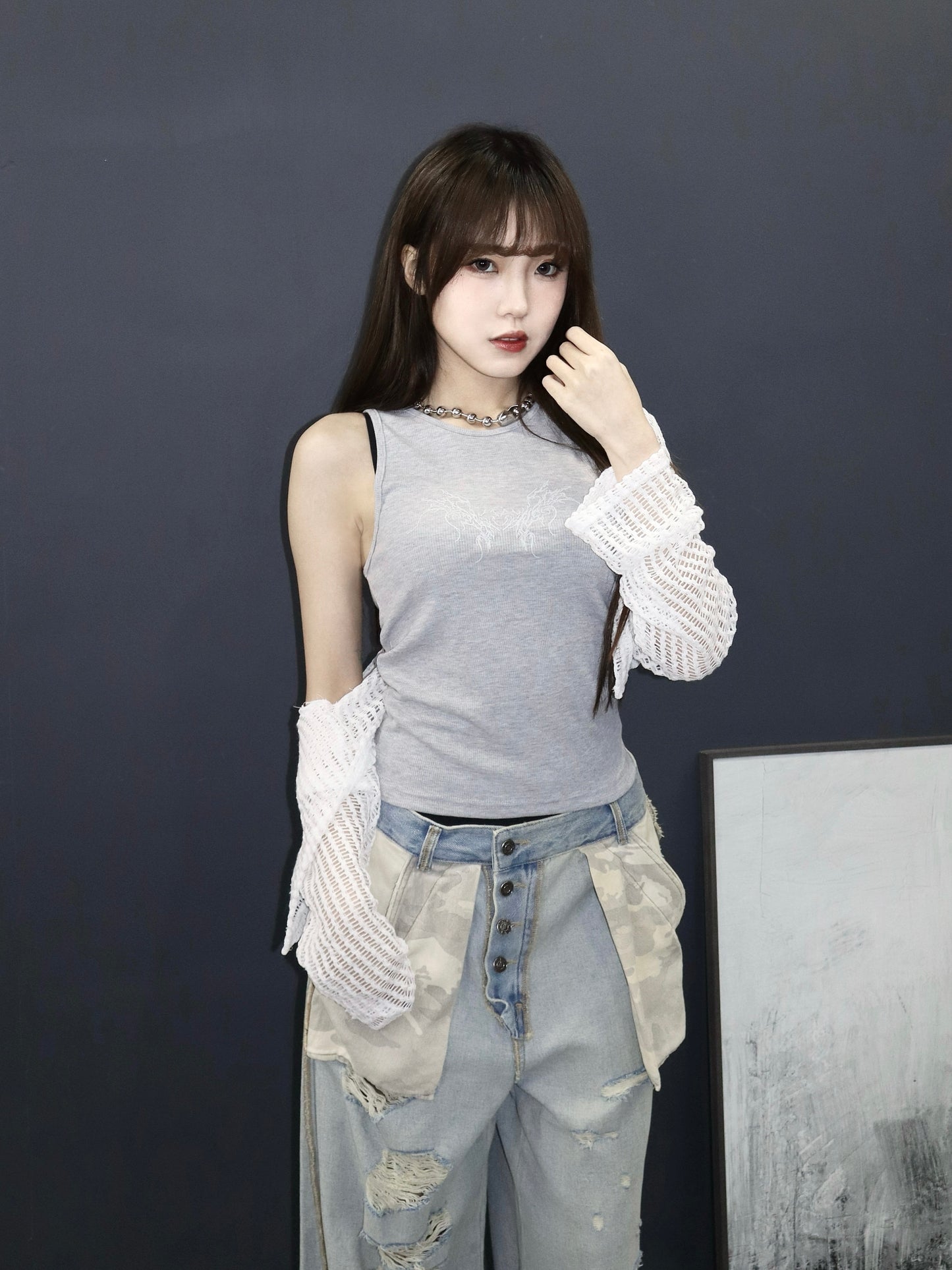 Heart with wings tank top