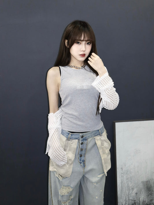 Heart with wings tank top