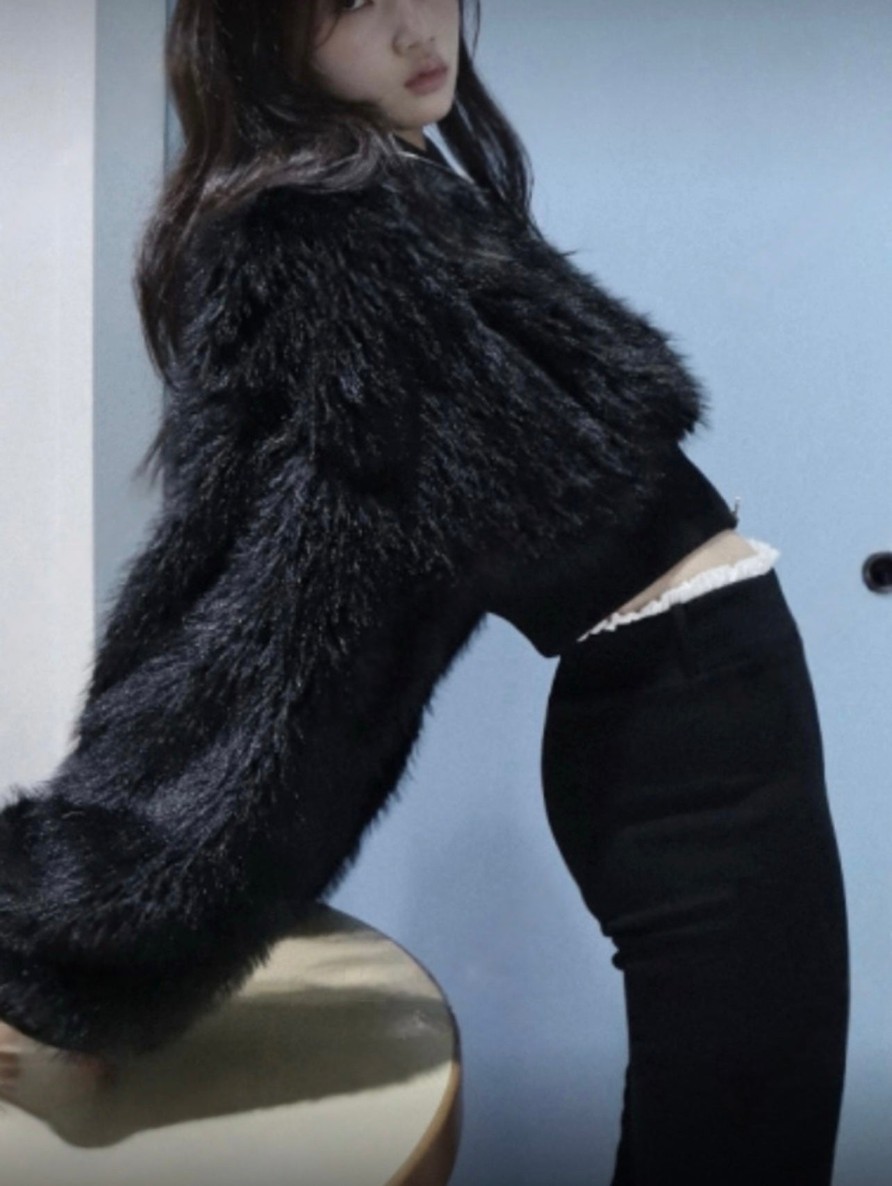 ‘One more time’ fur jacket