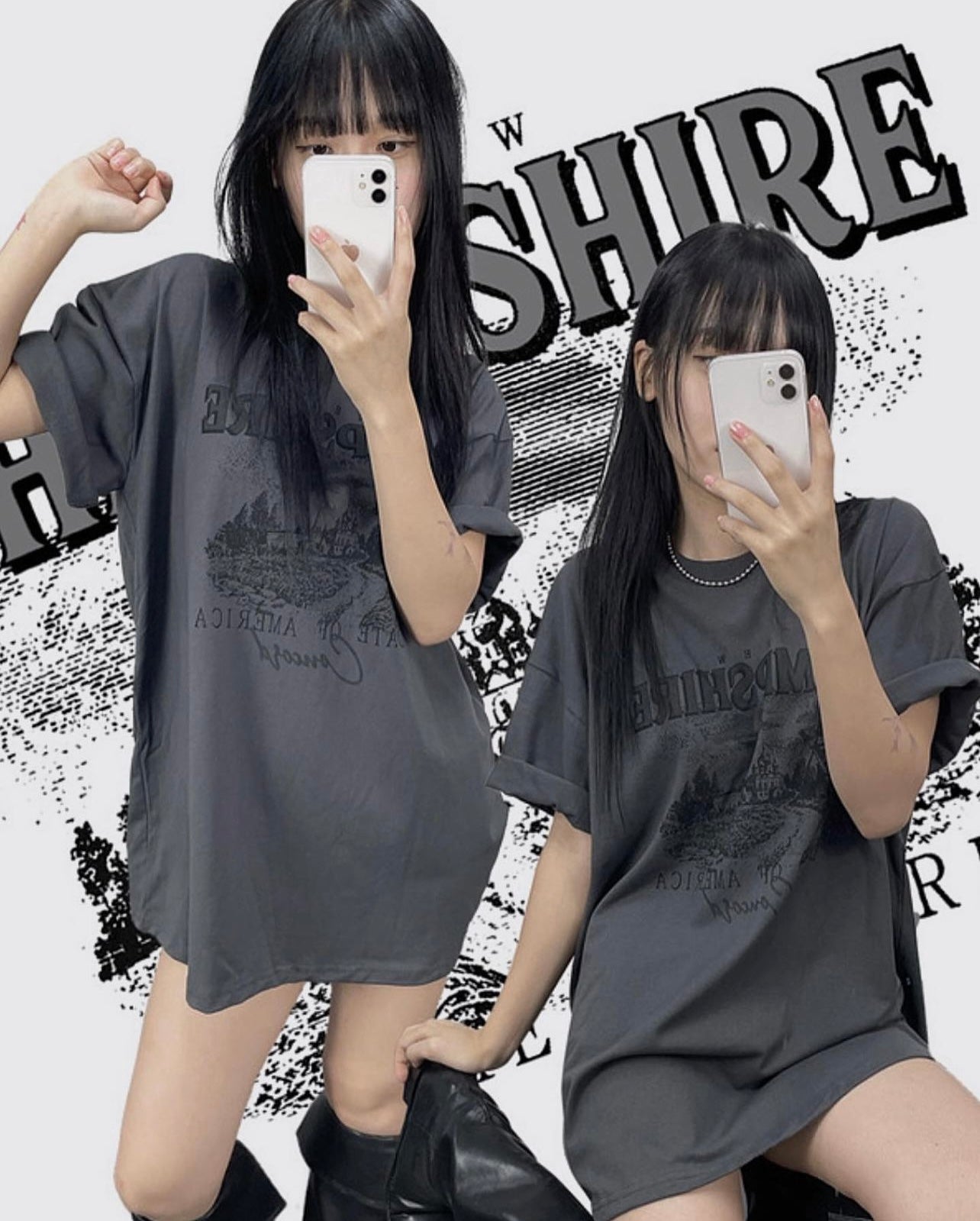 [unisex] Hampshire print tee