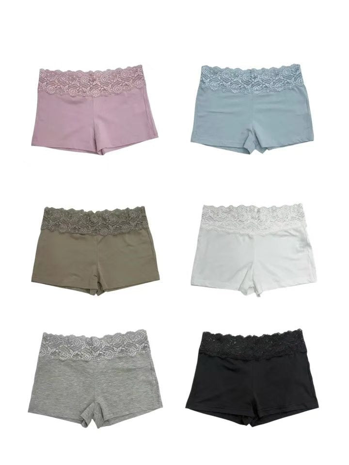 layer必備!!♡ ‘Life is wet’ lace shorts