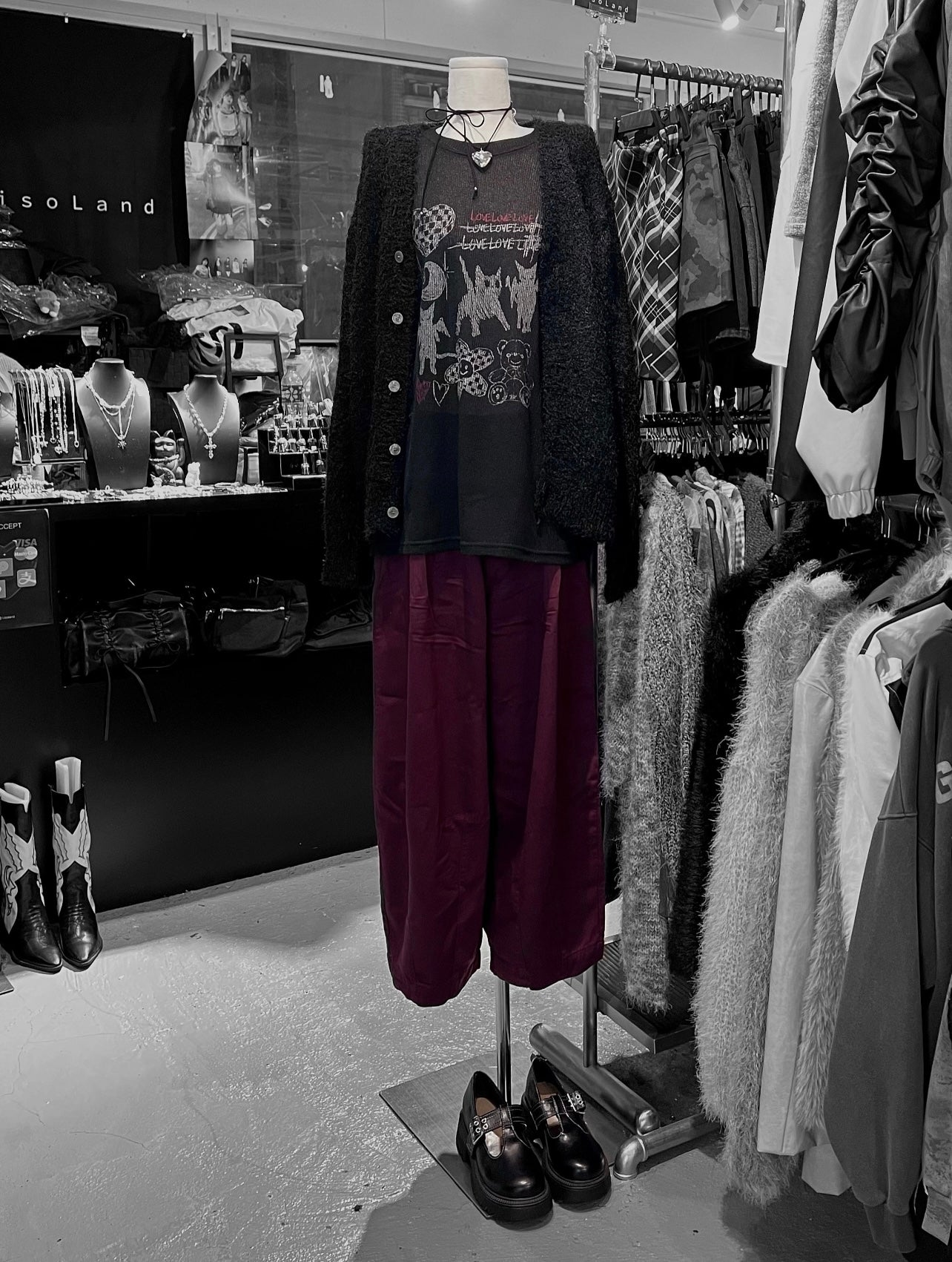 Devil cat long tee