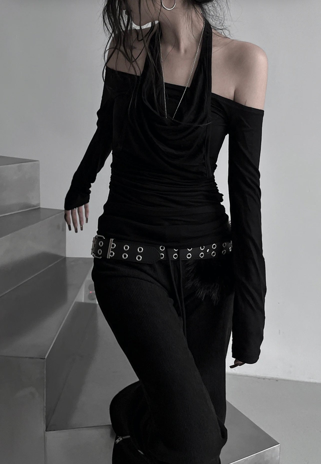 ‘Truth or dare’ off shoulder top