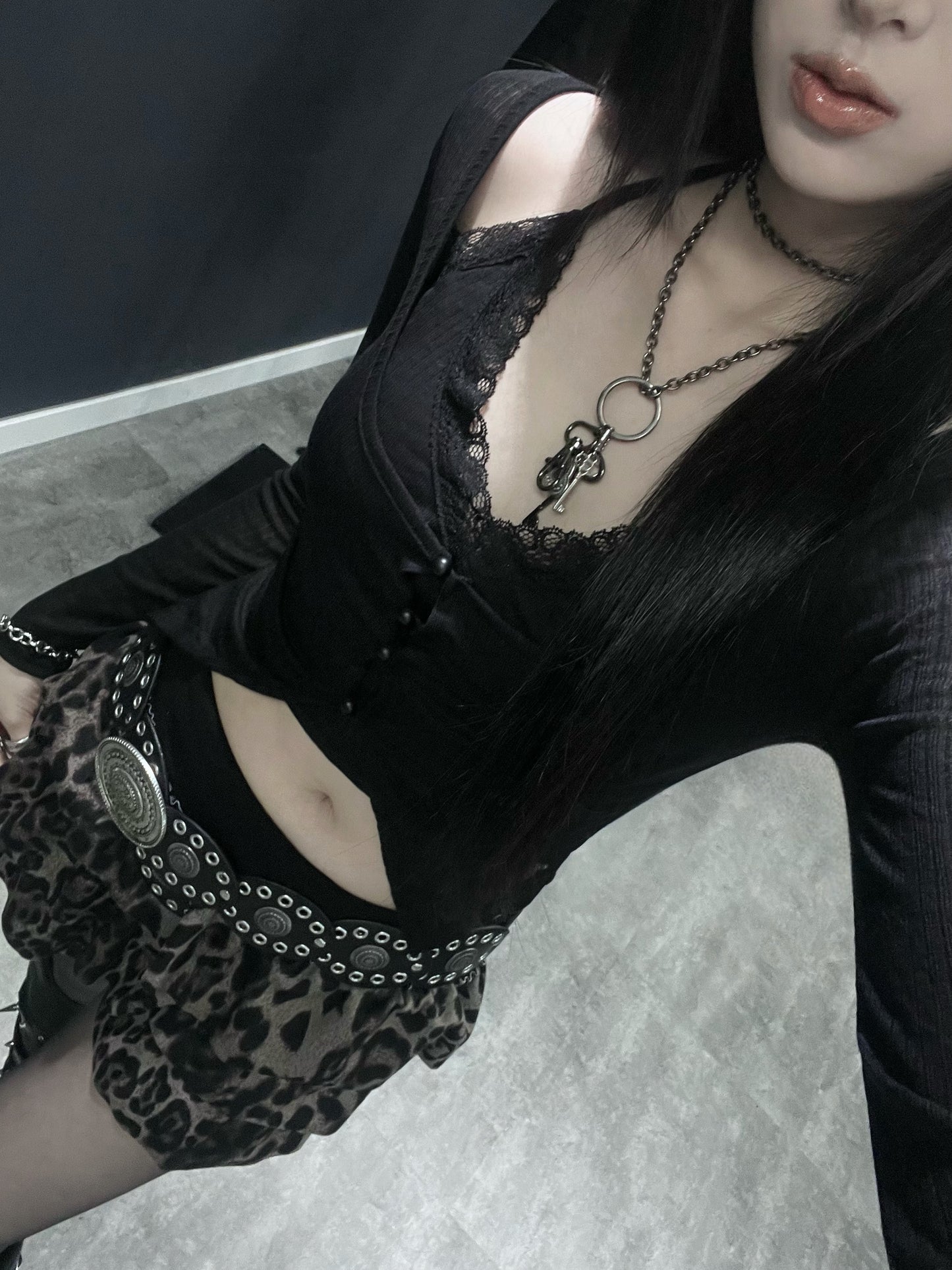 Leopard cake skirt