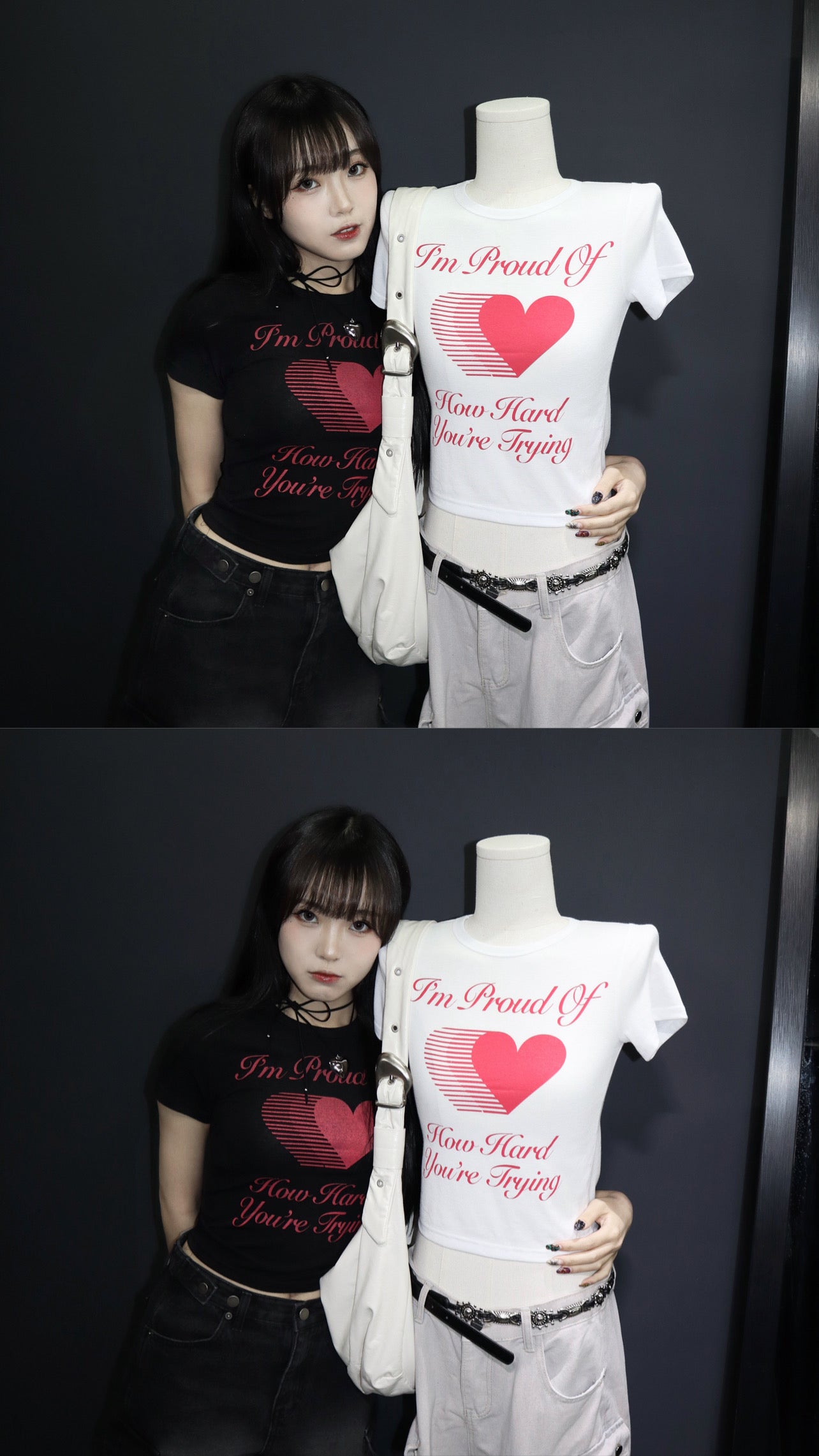 Heart shaker tee