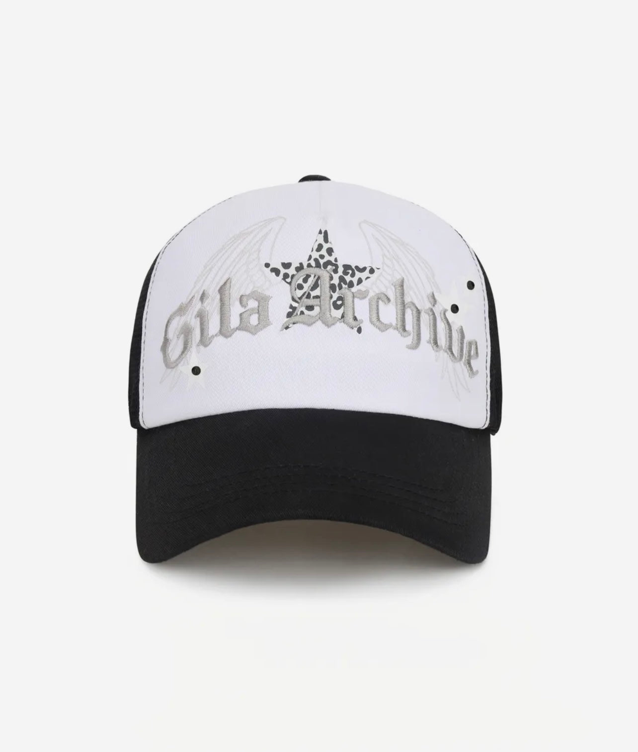 LEOPARD STAR WING MESH CAP