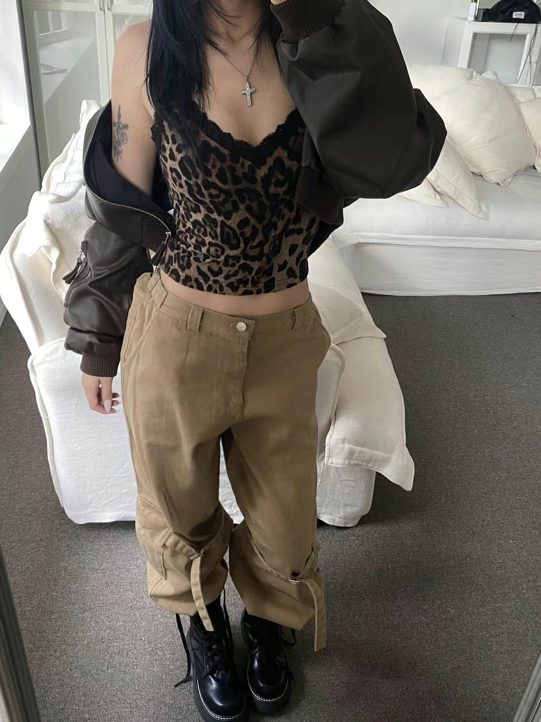 like LEOPARD cami top