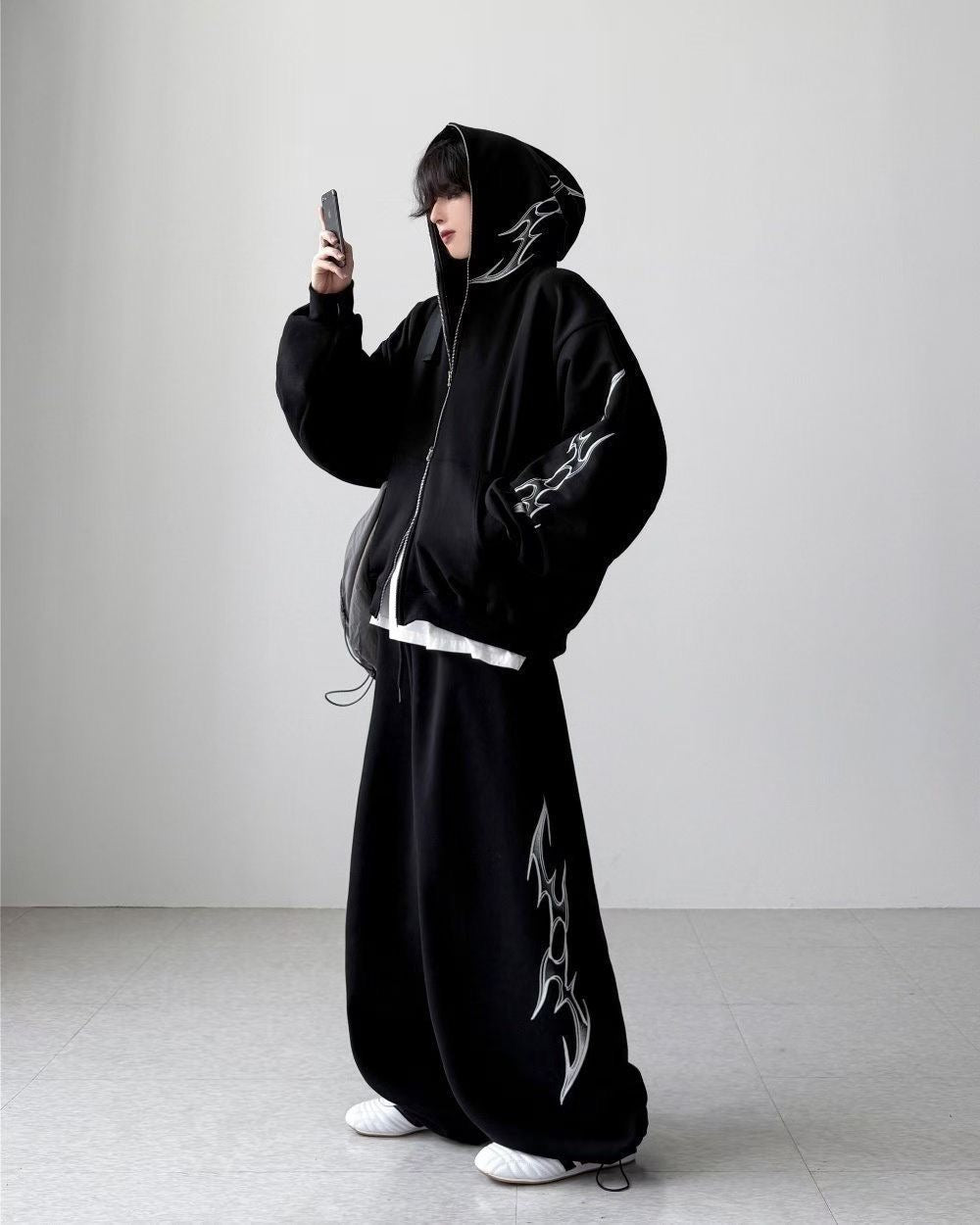 ‘PLAYER’ hoodie zip up