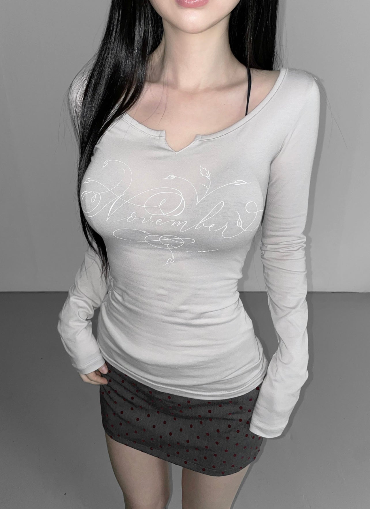 ‘November’ long sleeve tee