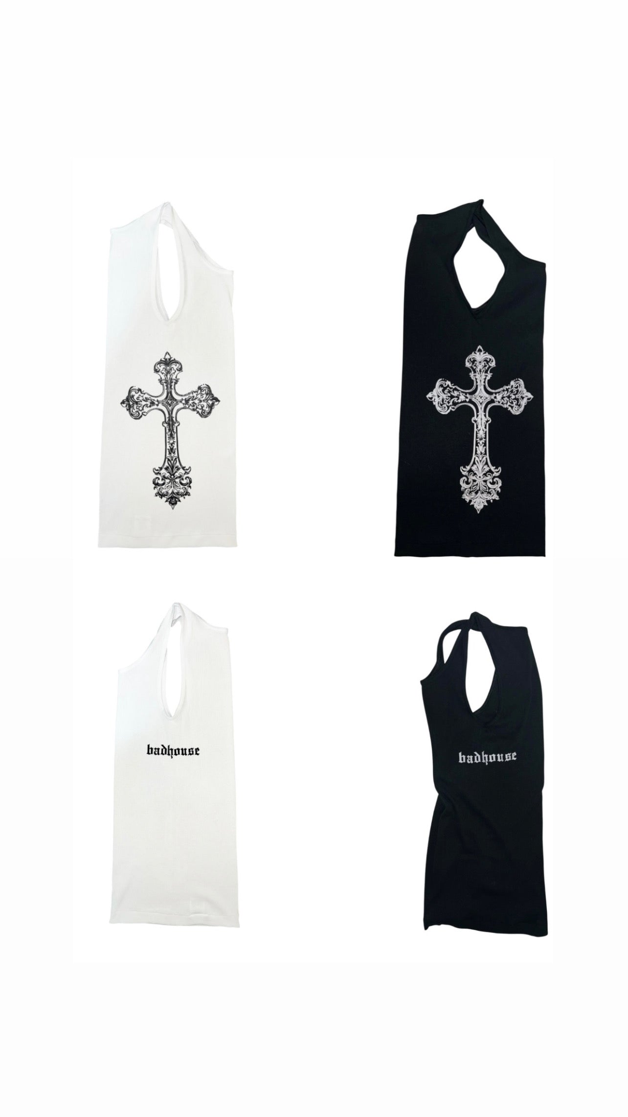[ BADHOUSE ]
Badhouse Cross Tank Top