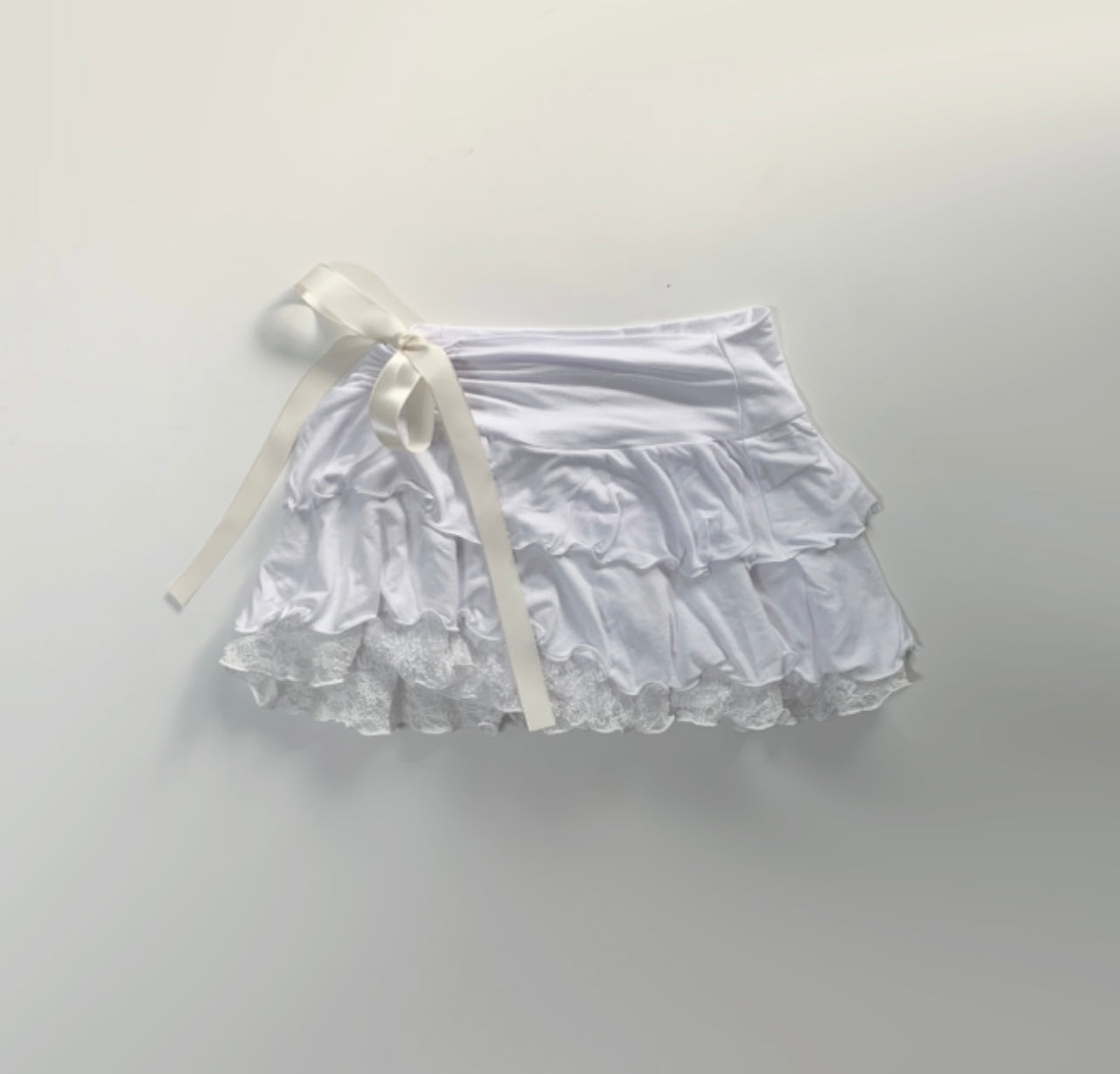 Angel ribbon lace cake skirt
