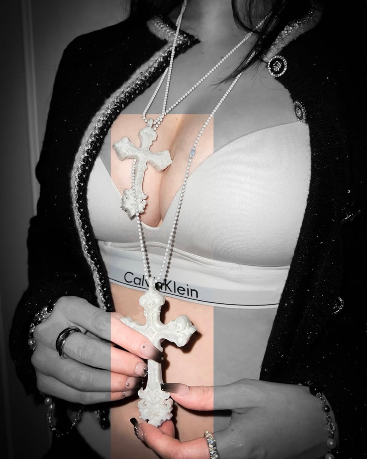 [ BADHOUSE ]
Antique Cross Necklace Large