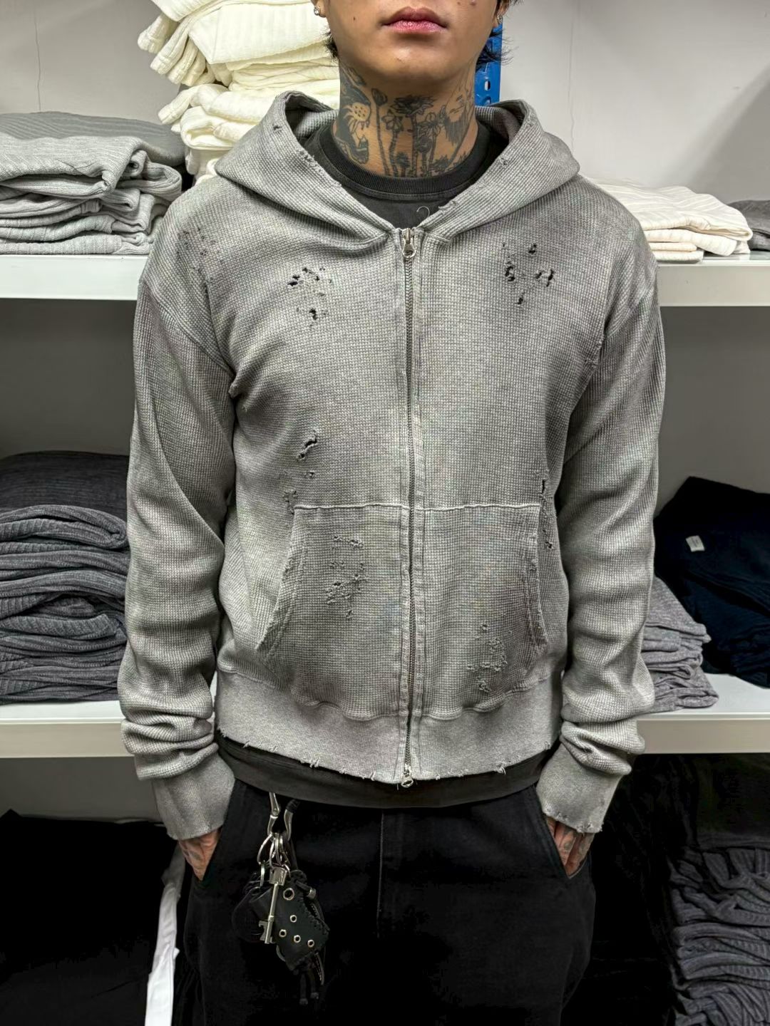 ‘A COLD PLAY’ hoodie zipup