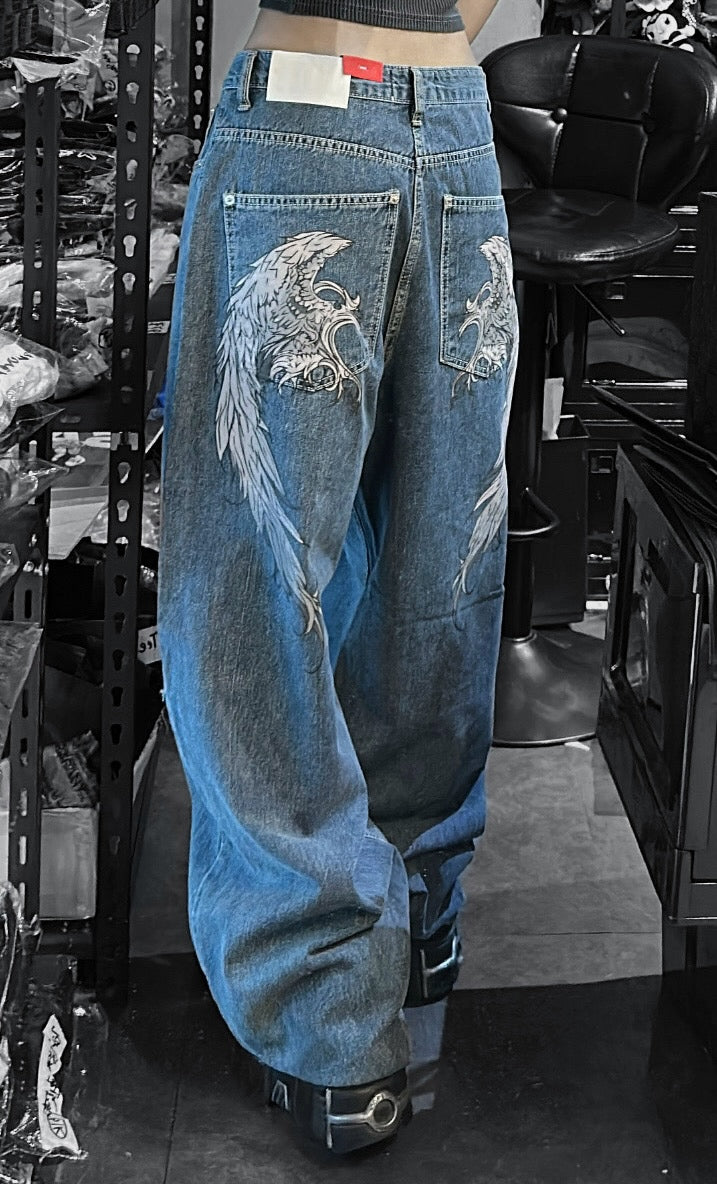 Angel’s wings jeans