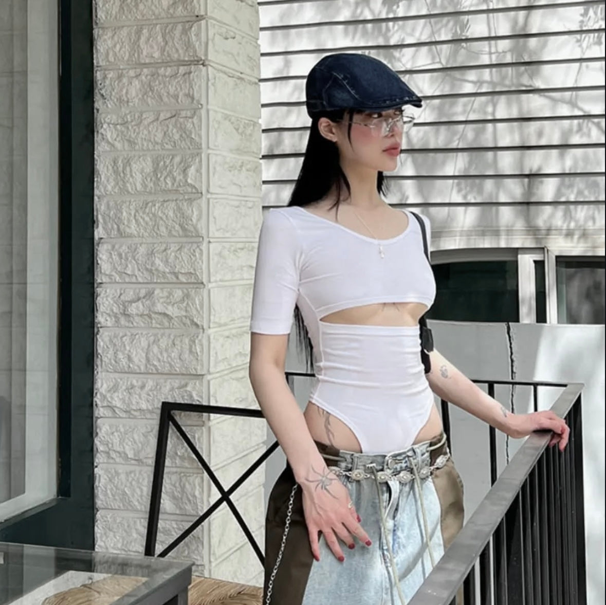 ‘GO BABY’ body suit