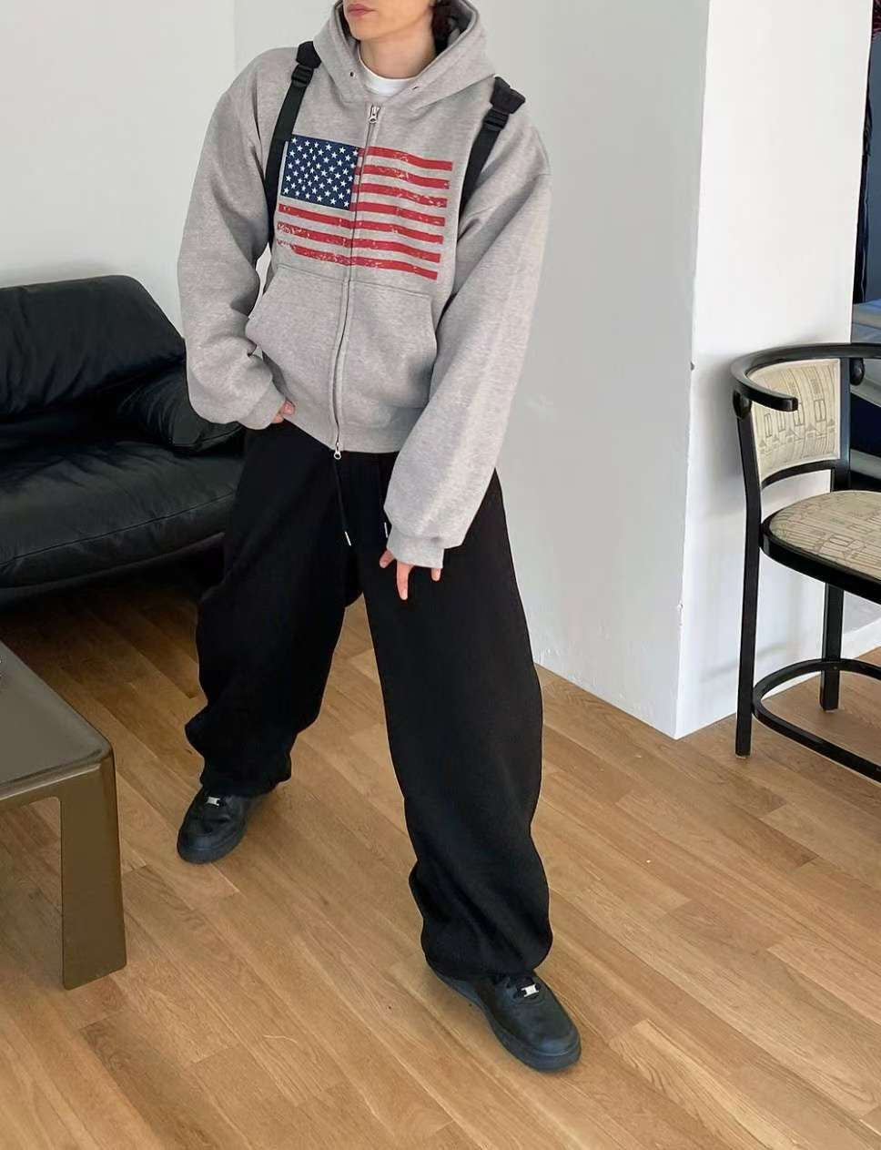 [unisex] AF hoodie zip up