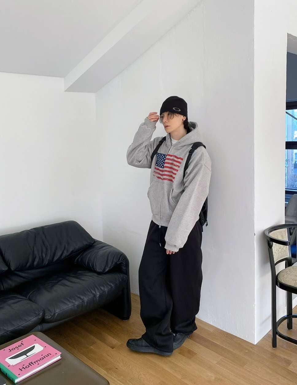 [unisex] AF hoodie zip up