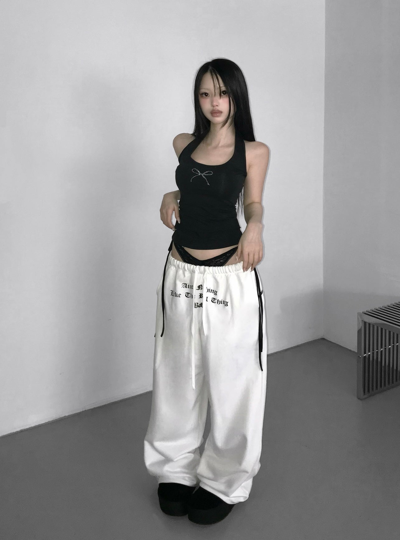 ‘TOO CLOSE’ sweatpants