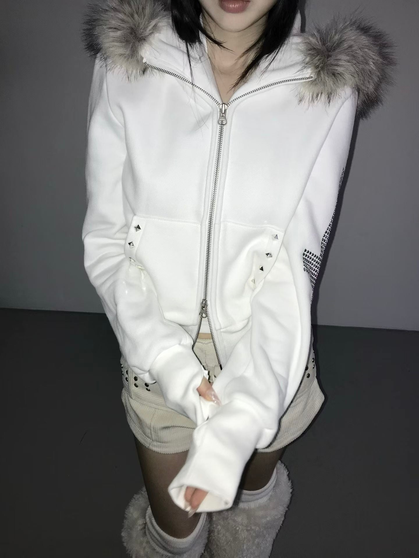 ‘KOLOK COLOK’ hoodie zipup