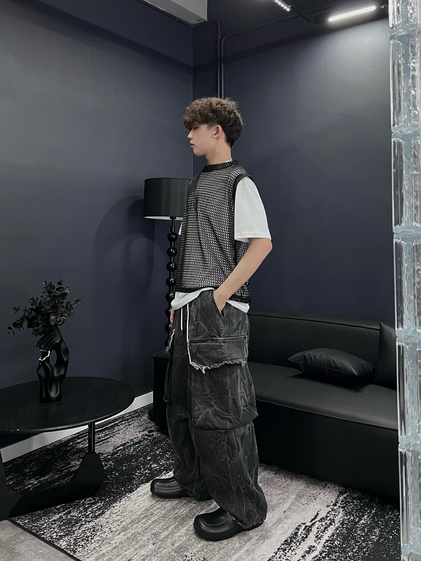 [unisex] net layer vest