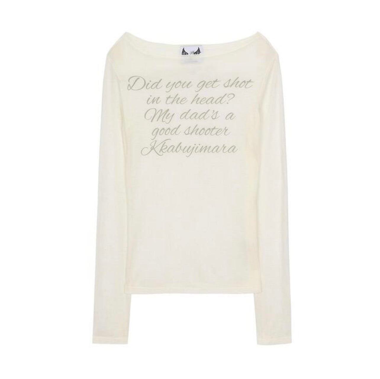 [ Jennie同款 ]
LETTERING SHEER LONG SLEEVE
