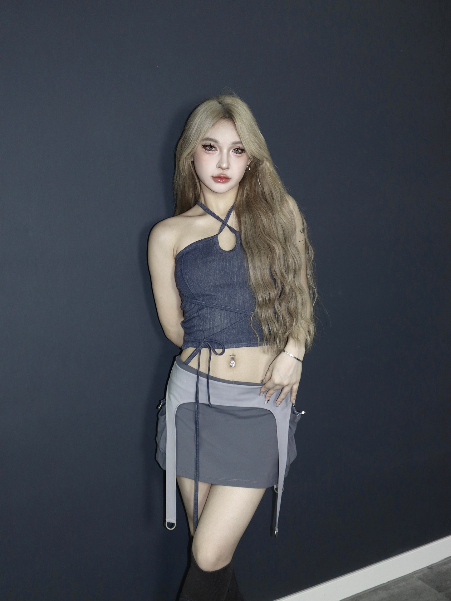 Crossbody tube top