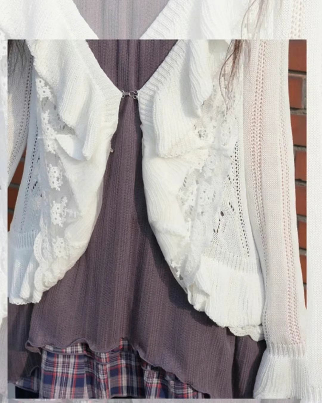 ‘LOVE HANGOVER’ knitted cardigan