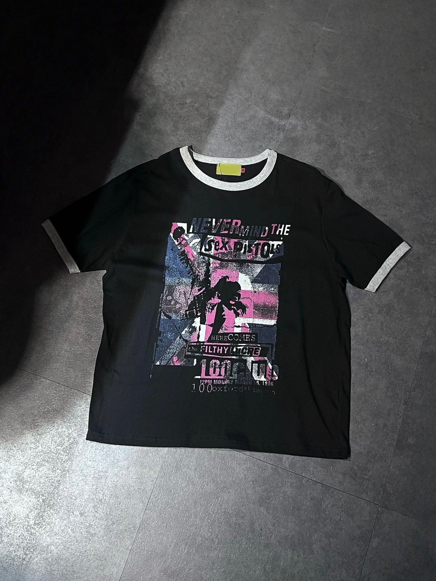 British flag loose fit tee