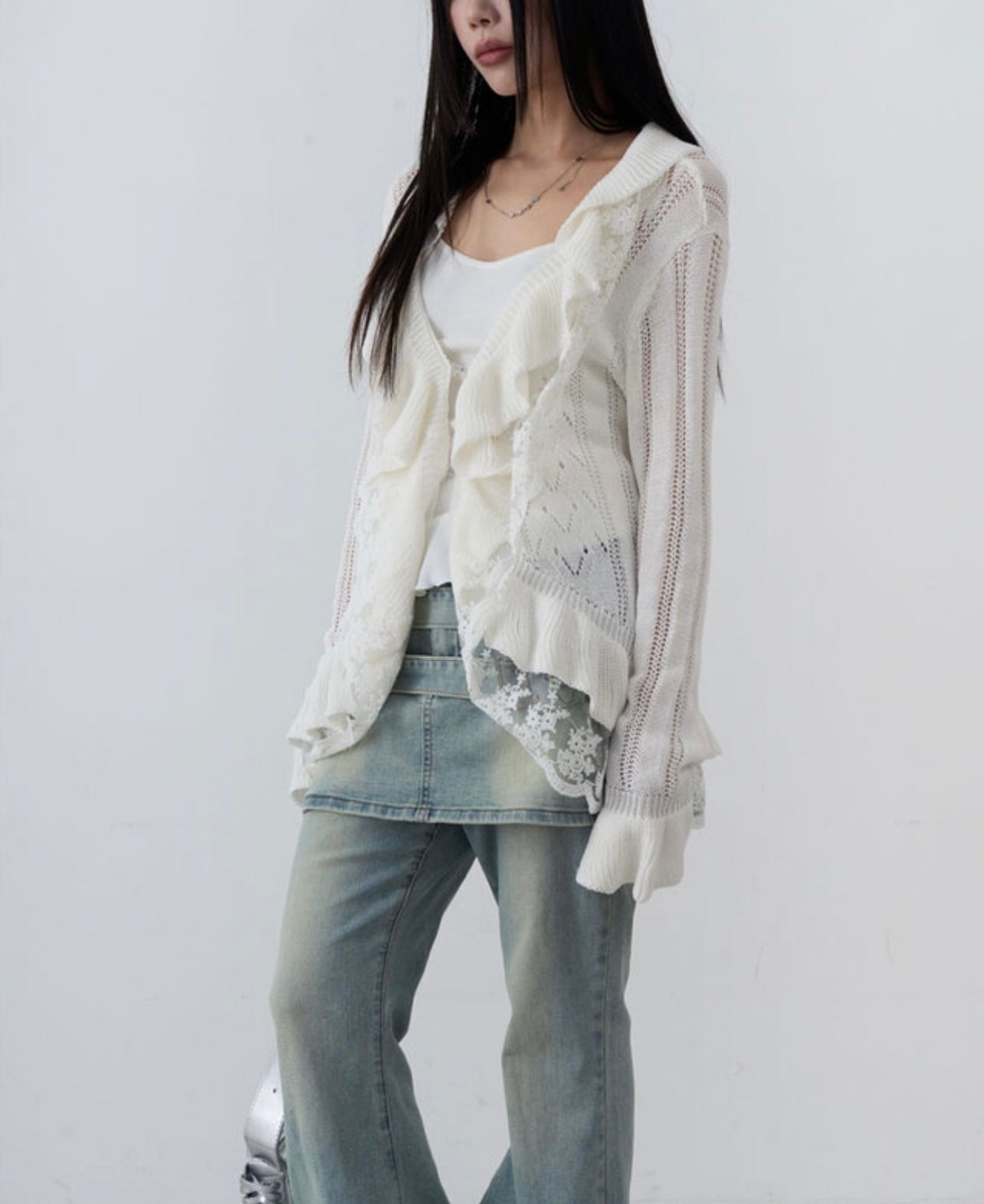 ‘LOVE HANGOVER’ knitted cardigan