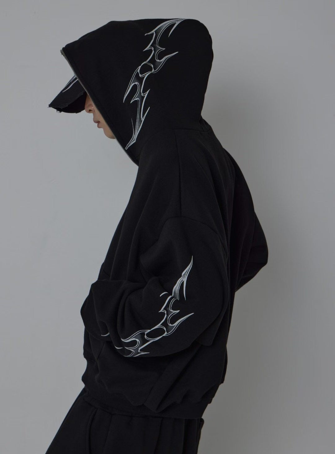 ‘PLAYER’ hoodie zip up
