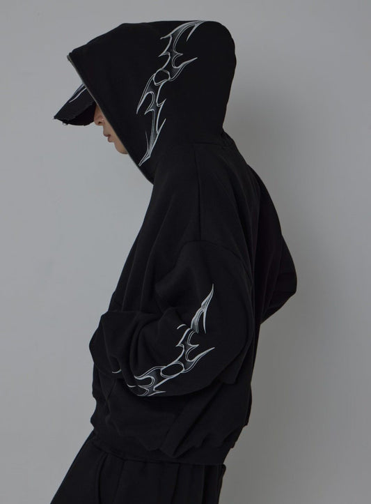‘PLAYER’ hoodie zip up