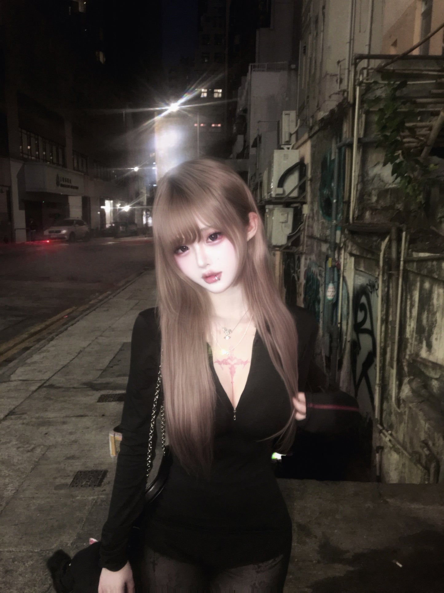 ‘BABE’ zip up top