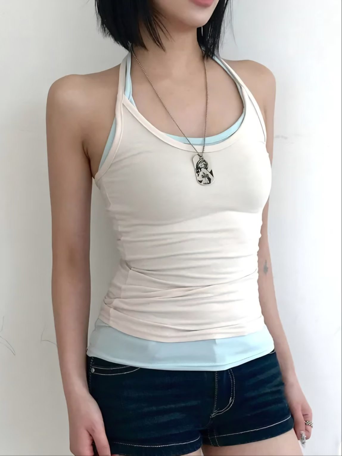 ‘Electric shock’ cami top