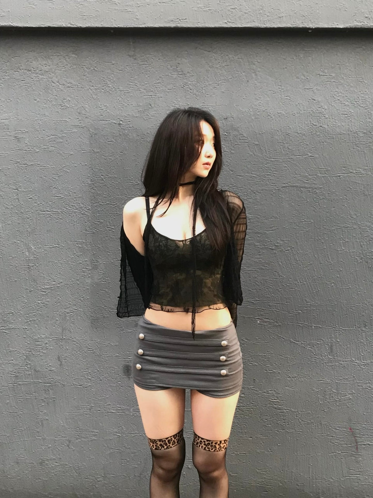 ‘Sweet sour’ cami top with muffler