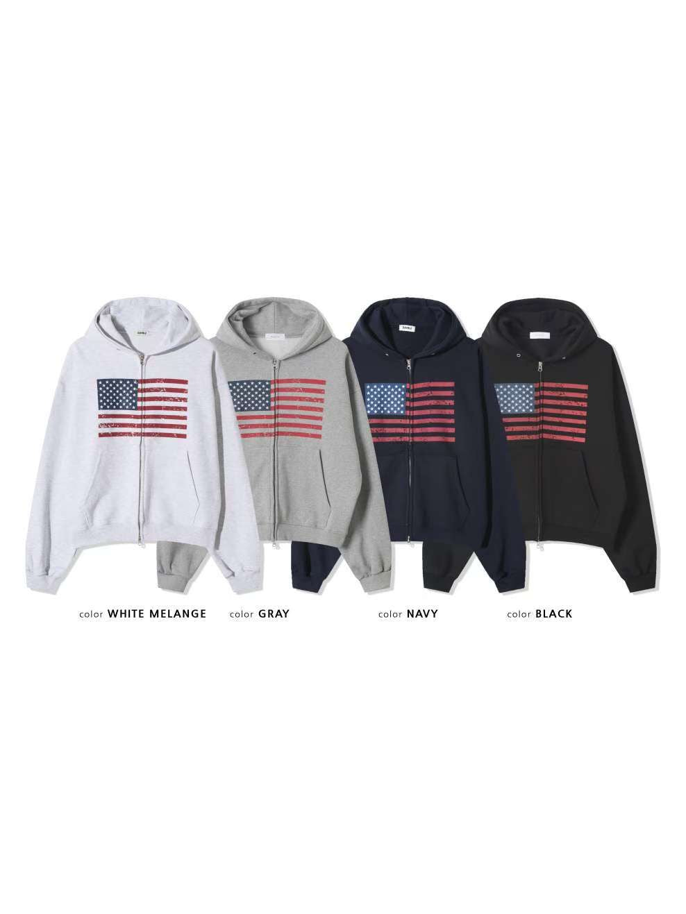 [unisex] AF hoodie zip up