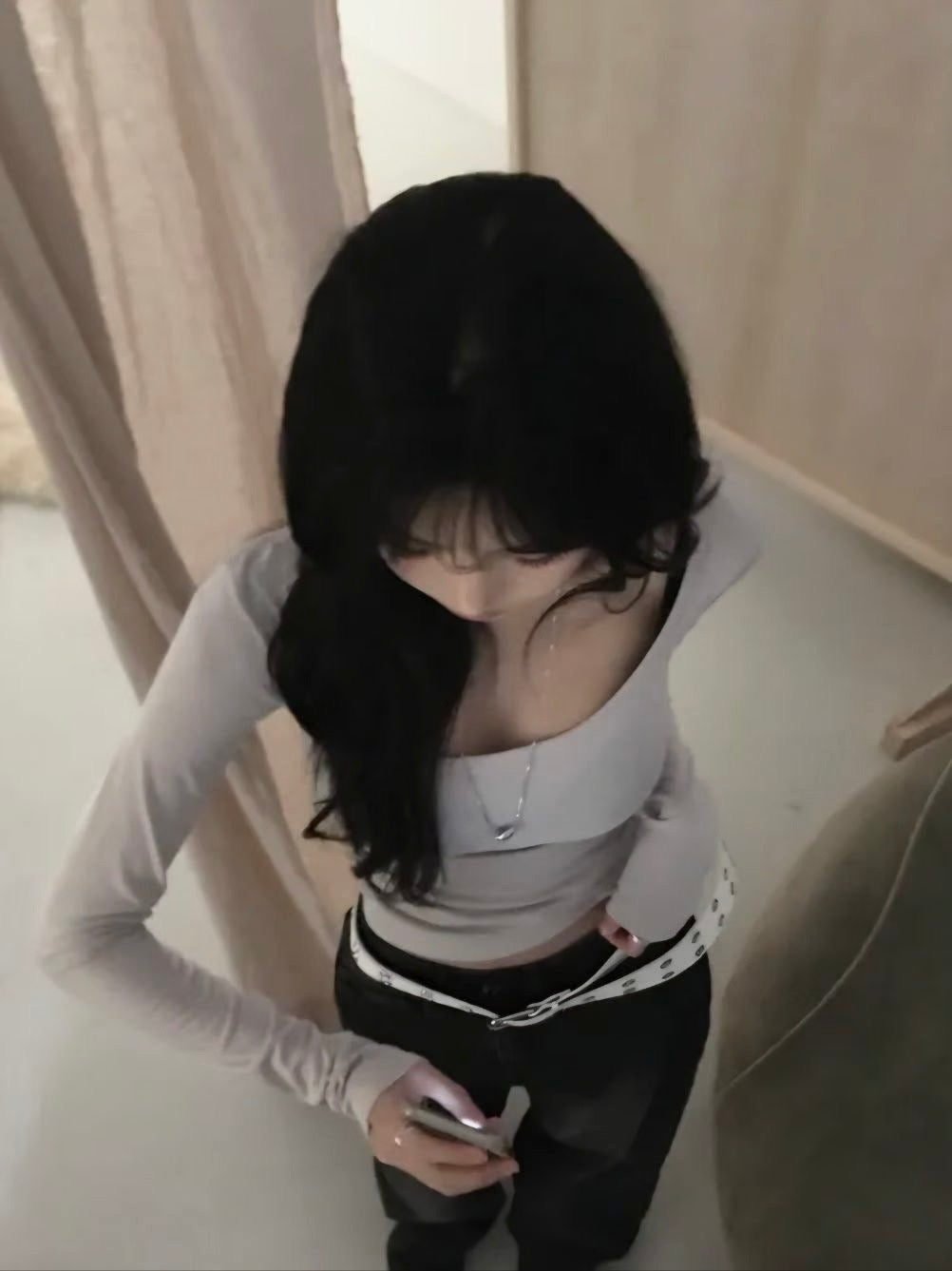 Basic long sleeve top