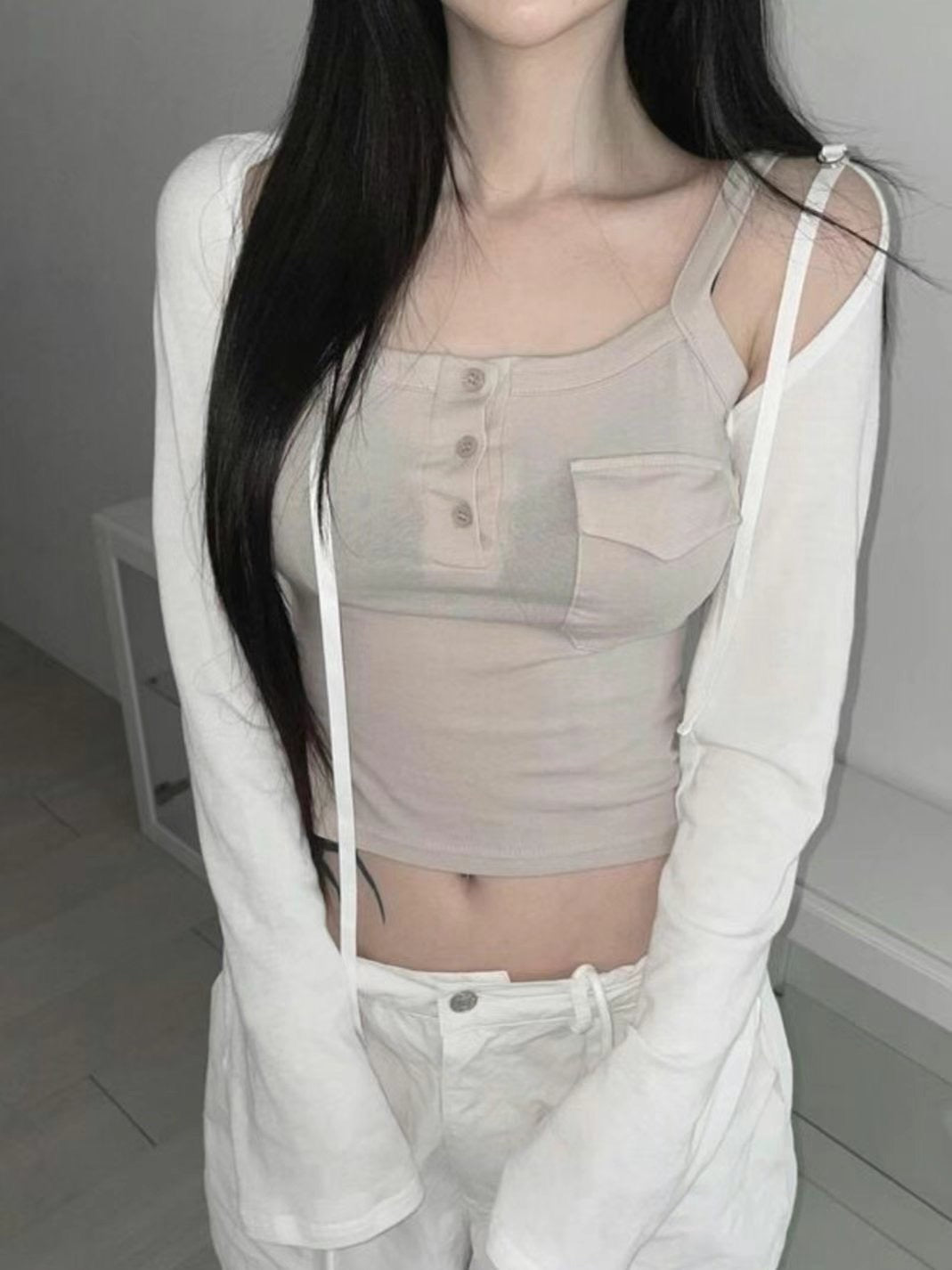 Little pocket tank top