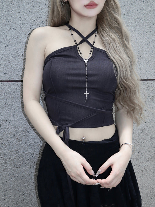 Crossbody tube top
