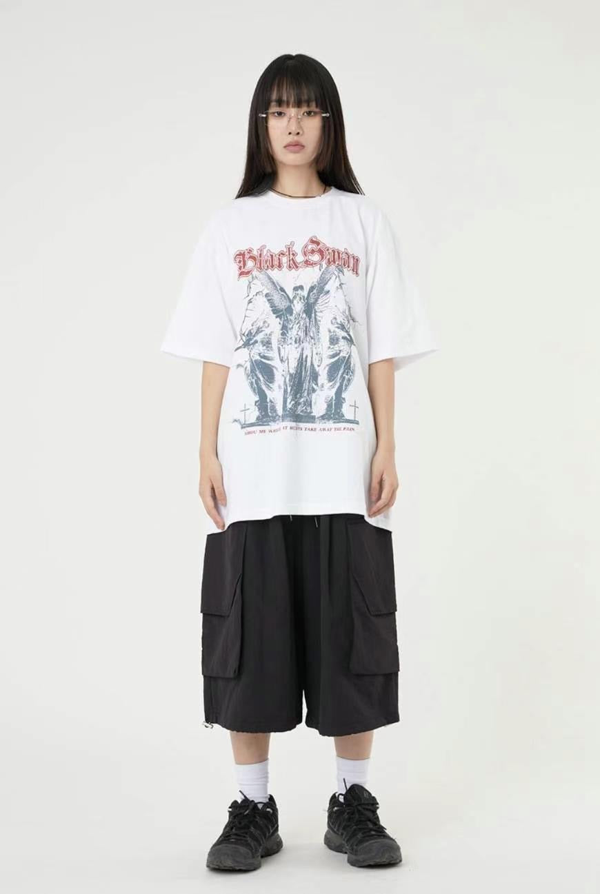 Grave print tee