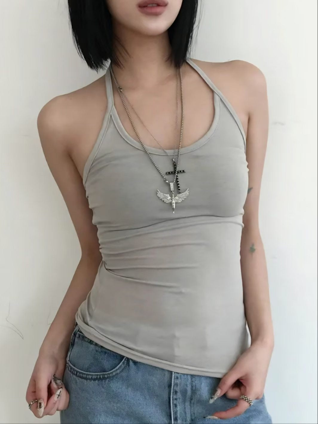 ‘Electric shock’ cami top