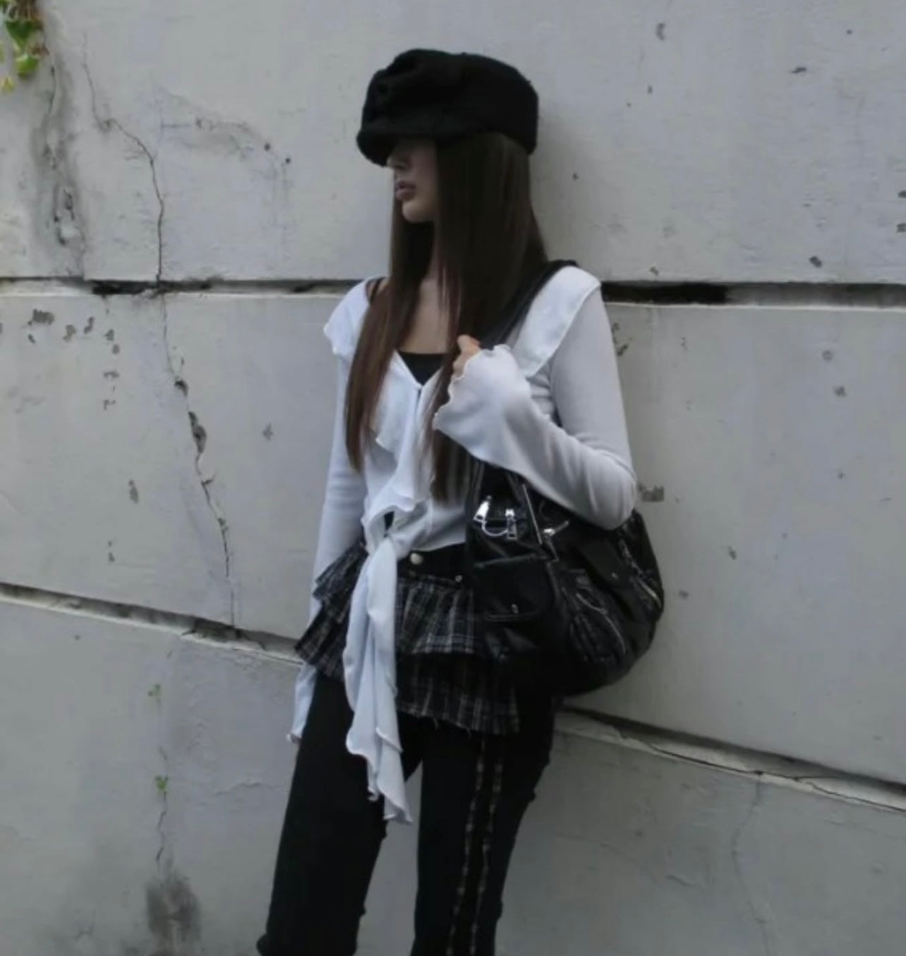 Secrets ruffle cardigan