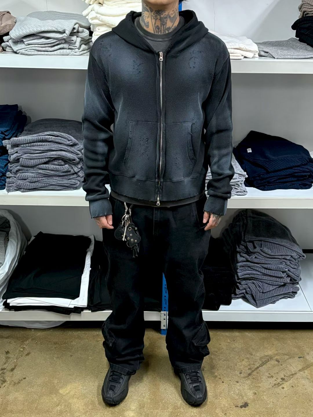 ‘A COLD PLAY’ hoodie zipup