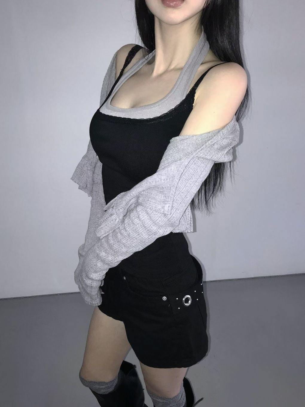 ‘STAY’ 2 in 1 tank top
