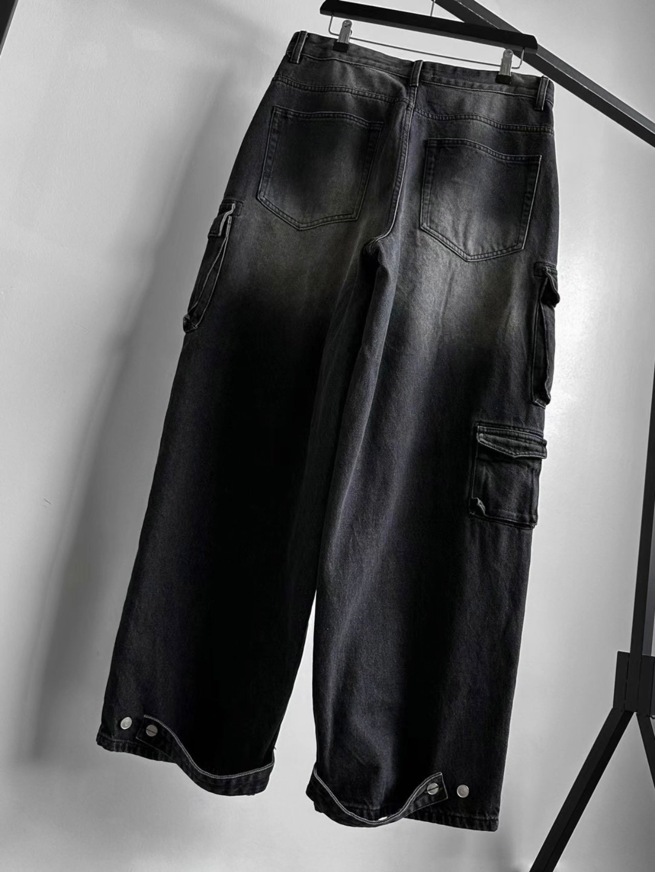 [unisex] Pocket cargo denim jeans