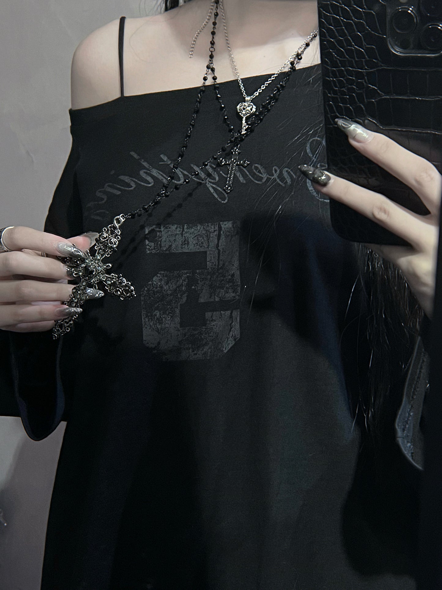 -5kg斜肩長袖Tee