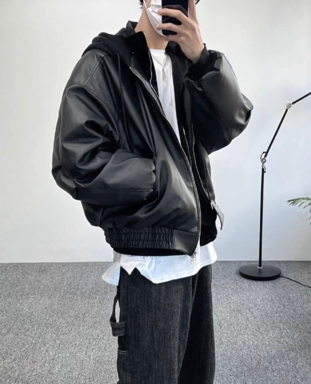 ‘Take me’ leather jacket