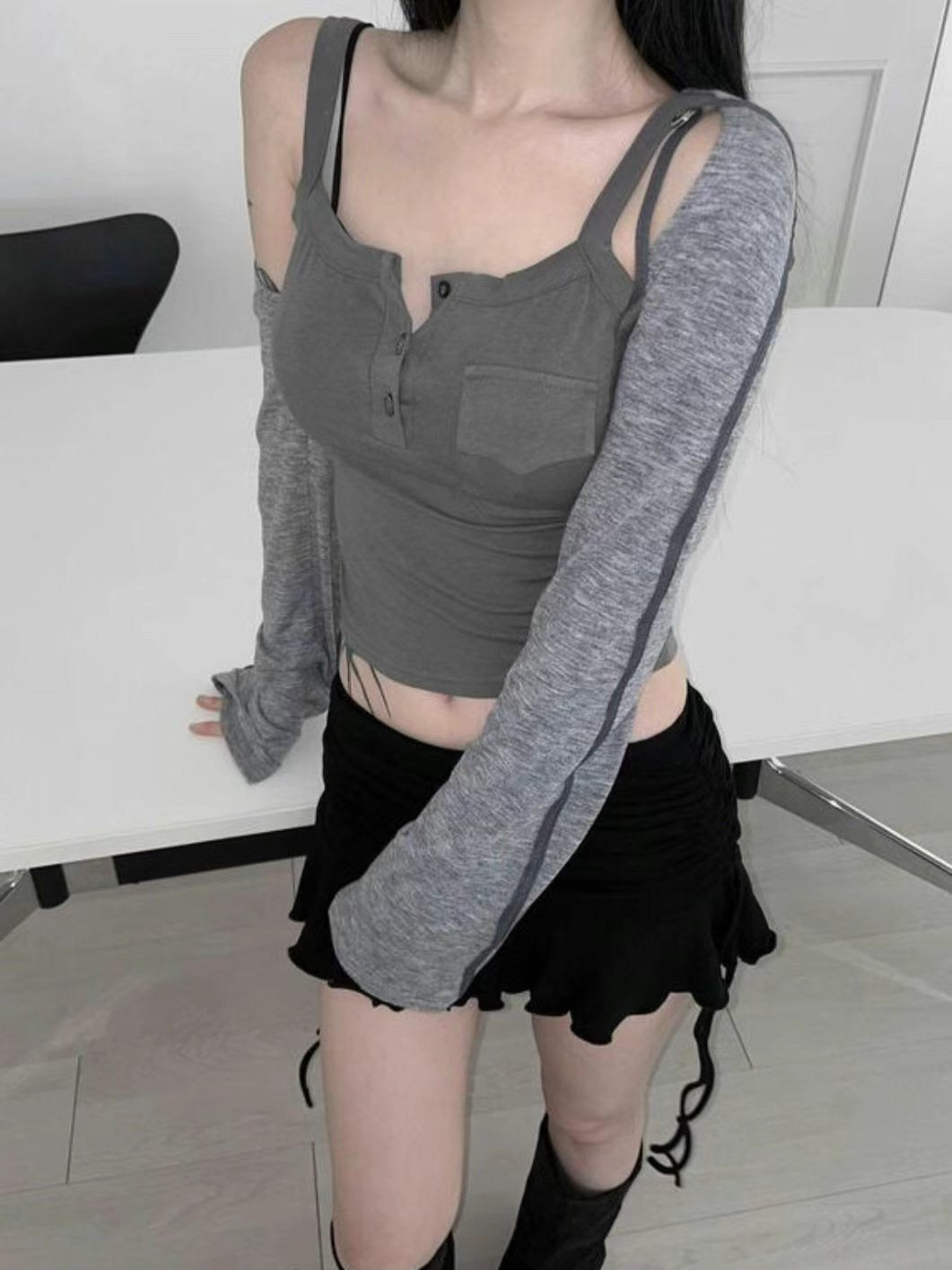 Little pocket tank top