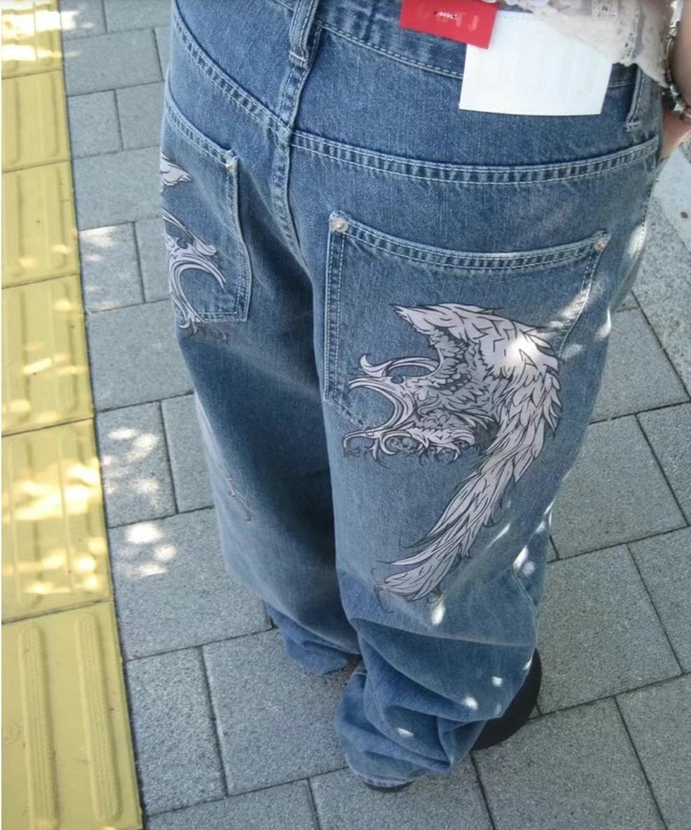 Angel’s wings jeans