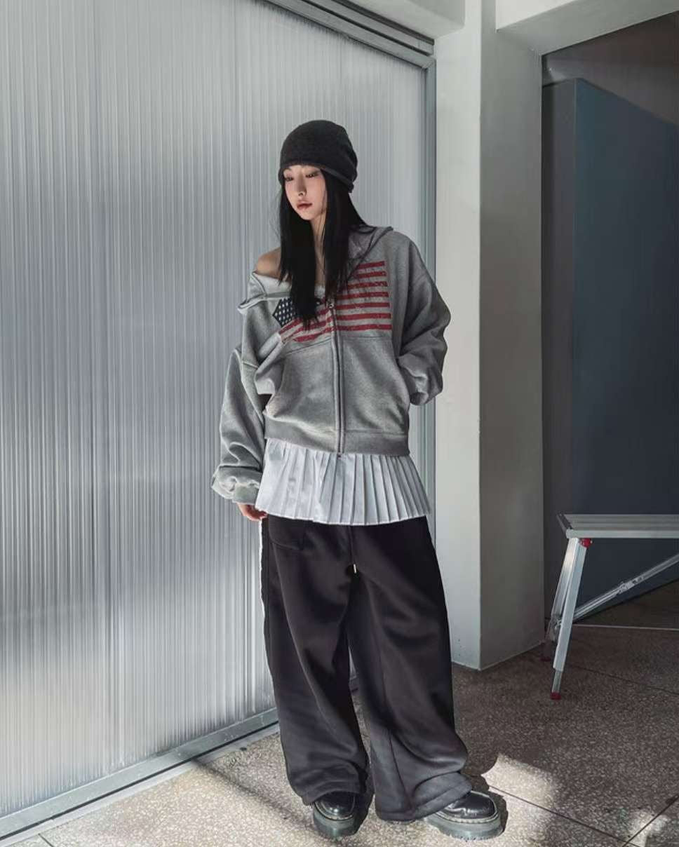 [unisex] AF hoodie zip up