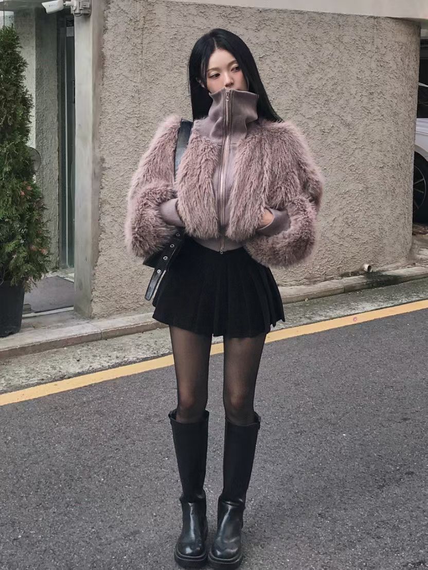 ‘One more time’ fur jacket